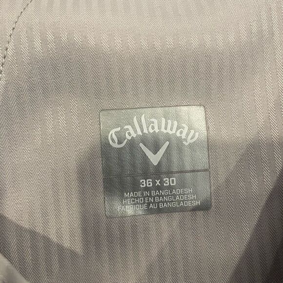 Callaway Golf Pants Grey Mens Size 36x30 Lightweight Casual Performance Comfort - Picture 12 of 12